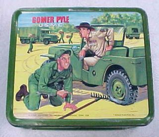 Vintage 1966 Gomer Pyle USMC Lunch Box Nice No Thermos