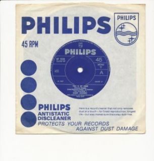 Harry Secombe This Is My Song Philips BF1539 Vinyl 7