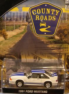 GREENLIGHT COLLECTIBLES 164 SCALE COUNTY ROADS ISSUE #7 WHITE 1991