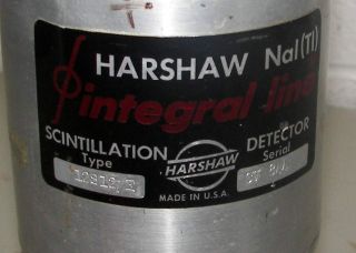 Harshaw Scintillation Detector 12512 E Crytal Solid