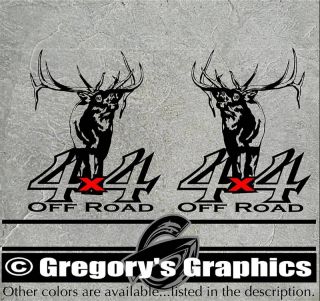 Bull Elk 4x4 Offroad Decals for Your Truck or SUV