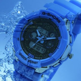  Fashion LCD Sport Men Multi Function Boy Watch reloj multifuncional