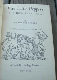  Book Five Little Peppers and How They Grew Margaret Sidney 1936
