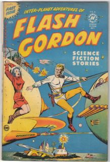 Flash Gordon Comic Book 1 Harvey 1950 Very Fine