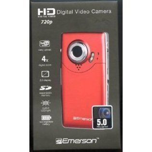Emerson HD Digital Video Camcorder 720p with USB Flip up for Easy