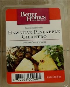 NEW 6 Pack Better Homes & Gardens Hawaiian Pineapple Cilantro Scented