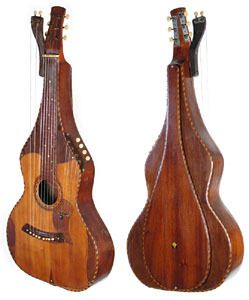 Knutsen Hawaiian Harp Steel Guitar 2nd Fanciest Ever Found