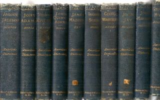 RARE 1899 American Statesmen 18 Volumes George Washington Thomas