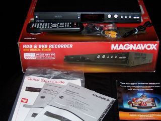 Magnavox MDR515H F7 HD DVD Recorder DVR Great Condition Complete w Box