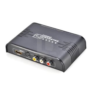  Video CVBS s Video Audio to HDMI Converter Adapter 1080p 720P