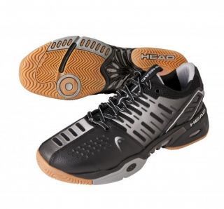 Head Radical Pro II Indoor Mens Racquetball Shoes Black Silver