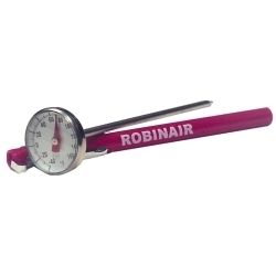 Robinair Analog A C Heater Vent Temperature HVAC Thermometer 1 inch