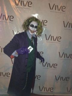 Batman Heath Ledger Joker Costume Replica Halloween Dark Knight