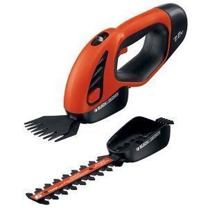 Cordless Electric Grass Hedge Trimmer Interchangeable Shear Shrubber
