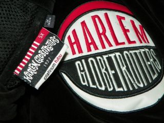 RARE Harlem Globetrotters FUBU Embrd Hoodie Sweater XXXXXL 5XL Black