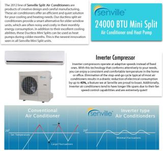 Senville 24000 BTU Heat Pump and Split Ductless Air Conditioner   18
