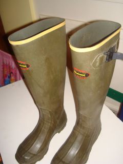 Lacrosse Grange Rubber Hunting Boots Size 6