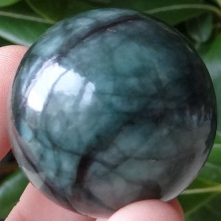 Green Emerald 35 mm Gemstone Crystal Sphere Crystal Ball