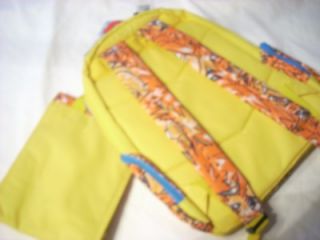 The Grawzulz Backpack with Detachable Lunch Bag Orange
