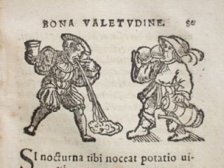 1559 RARE Illustrated Regimen Sanitatis Early Health Medicine Classic