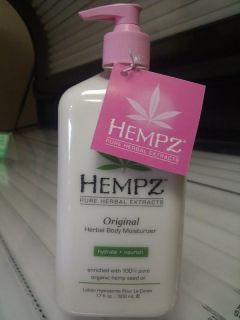 Hempz Original Herbal Moisturizer Lotion by Supre 17oz Cancer