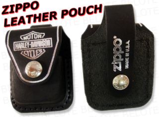 Zippo Harley Davidson Leather Pouch HDPBK Accessories