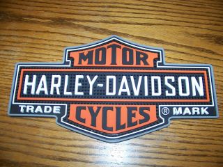 Harley Davidson Rubber Bar Mat for Counter New