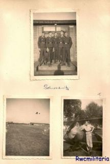  RARE German Youth Luftwaffe Flak Helfers Wartime Photo Album