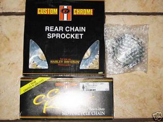 Harley Parts Sportster Chain and Sprockets 84 90 XL