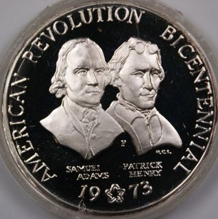 1973 Samuel Adams Patrick Henry American Revolution Bicentennial