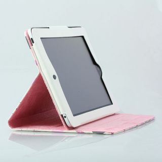 Hello Kitty iPad 2 3 Smart Cover Slim Magnetic PU Leather Case Wake