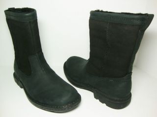 NEW UGG Men 5626 Hartsville Leather Short Winter Snow Boots Black US