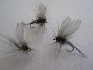 DZ Burnt Wing Dark Hendrickson 12 Dry Flies Trout Nymphs