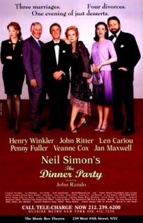  Poster The Dinner Party John Ritter Henry Winkler Jan Maxwell