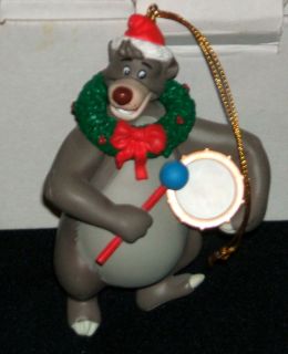 New Baloo Grolier Collectibles Disney Christmas Magic Ornament