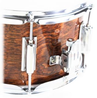 Griffin Firecracker Snare Drum 10x6 Dark Wood Shell Popcorn Soprano