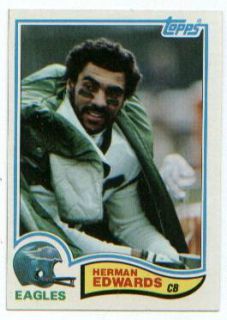  1982 Topps Card 442 Herman Edwards CB Eagles