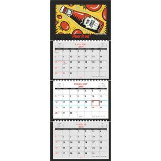 Three Month Calendar   2013 TY12 Four Panel (3 Months at a