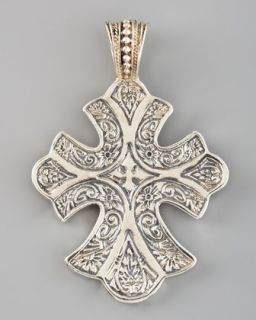 Konstantino Sterling Silver Filigree Cross Pendant   