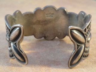 Vintage Harry Morgan Navajo Sterling Silver Turquoise Bracelet Ring