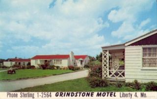 Liberty MO Grindstone Motel 1958
