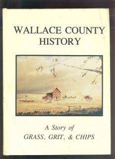  County History Story of Grass Grit Chips Kansas 1979 Genealogy