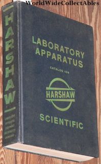 Harshaw Scientific Laboratory Apparatus Catalog Scales 932 pgs