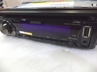 Kenwood Car Stereo HD Radio Aux in KDC HD548U CD CD R CD RW  WMA