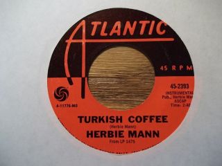  Herbie Mann "Turkish Coffee" 45 RPM