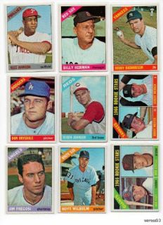 161 Card Vintage Superstar Lot 39 83 Hubbell Rose More VG EX Uniform