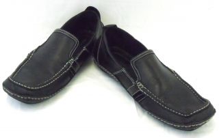 Calvin Klein Mully BlackLeather Drivingmoc Shoes Sz 10