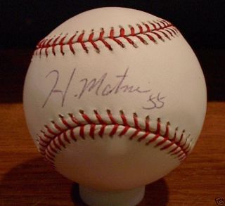 Hideki Matsui Signed OML Baseball Angels Yankees Original Auto GAI