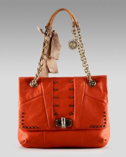 Lanvin Studded Lambskin Happy Tote, Medium   