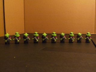 Lot of 10 Lego Alien Conquest Minifigures Alien Army Soldiers Minifigs